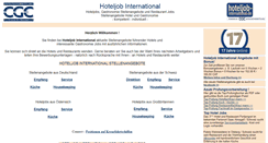 Desktop Screenshot of hoteljob-international.de